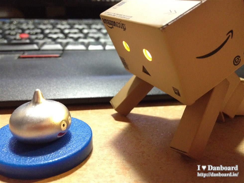 ダンボー、メタルスライムと遭遇